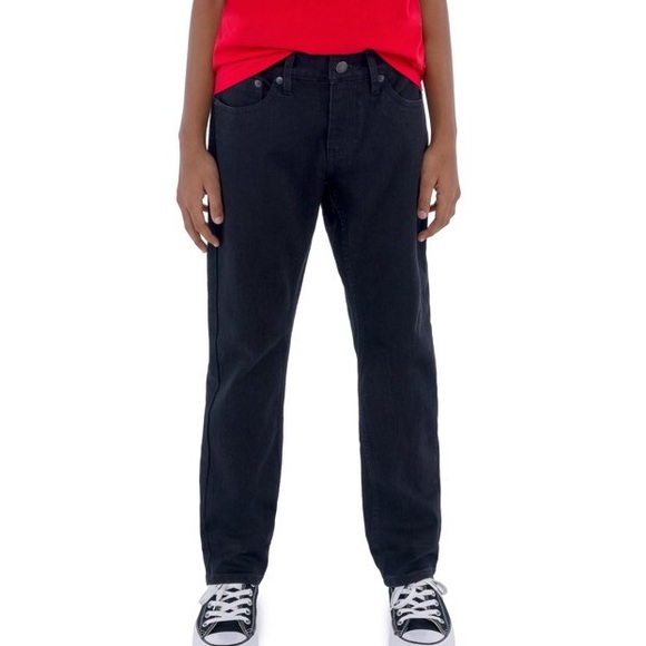 Levi's Other - NWT [Levi’s] 511 Slim Stretch Black Denim Jeans - Boys 10REG - Adjustable Waist!